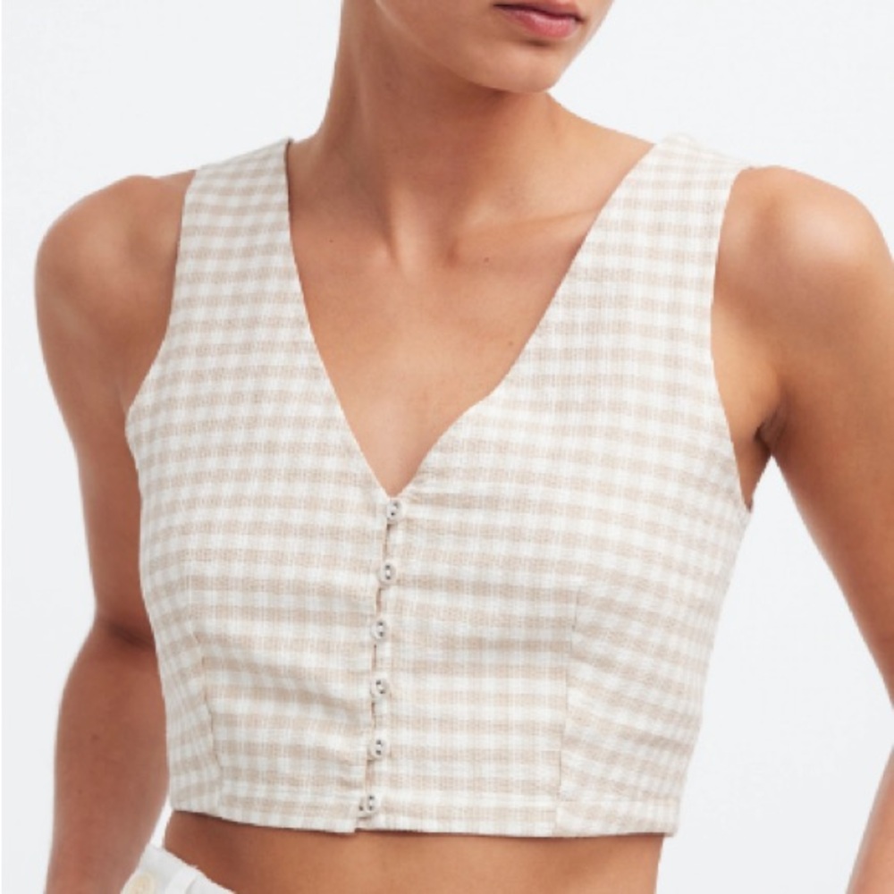 Madewell Crop Vest Top